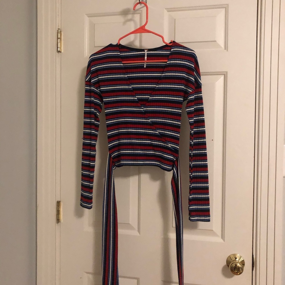 free people tie top